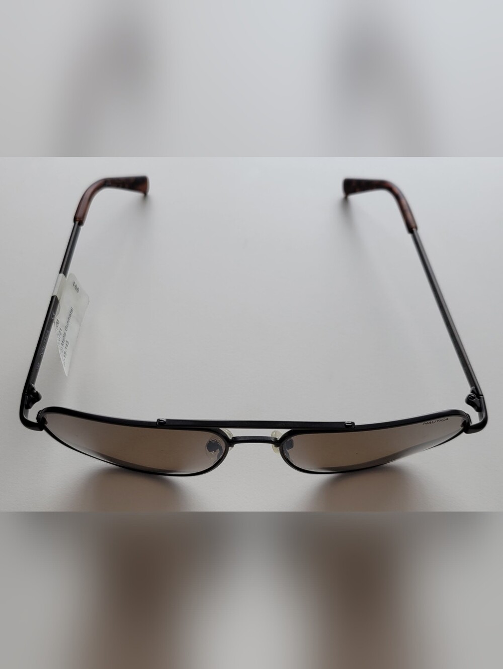 Nautica Matte Gunmetal Sunglass Frame - Black and Silver - Picture 5 of 7